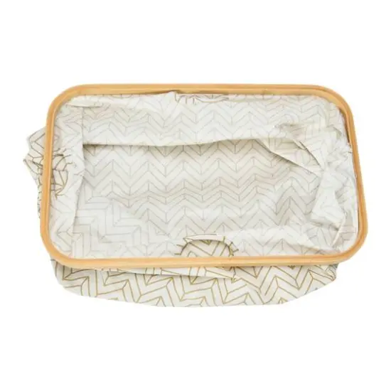 Household Essentials Krush Bamboo Rimmed Basket Brown {5}