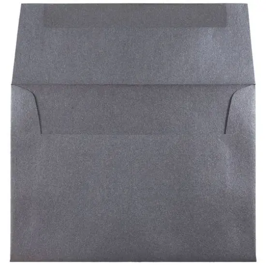 JAM Paper 4.75" x 6.5" Metallic Invitation Envelopes, 25ct. Anthracite Stardream {4}