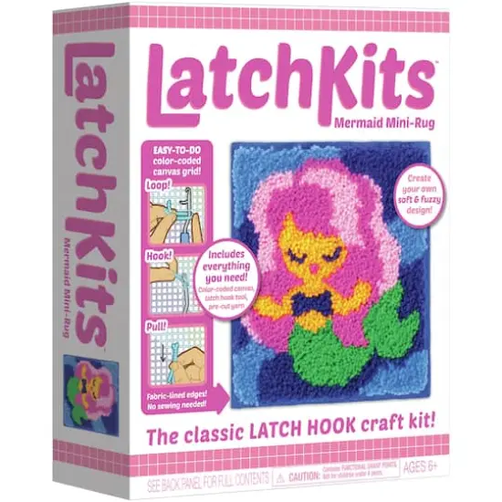 LatchKits&trade; Mermaid Mini Rug Kit {7}