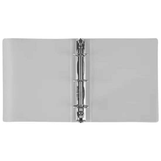 JAM Paper 1.5" Glass Twill Plastic Mini 3-Ring Binder {3}