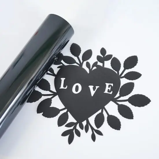 Puff Heat Transfer Vinyl by Make Market&reg; Black {4}