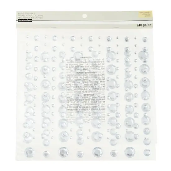 Clear Adhesive Rhinestone Value Pack By Recollections&trade; {1}