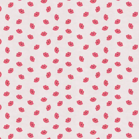 Fabric Editions Pink Lips Cotton Fabric {1}