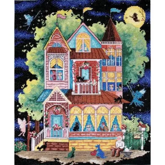 Letistitch Fairy Tale House Counted Cross Stitch Kit {1}