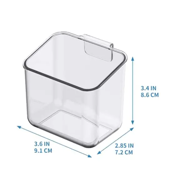 Small Clear Hanging Organizer Bins, 2ct. by Simply Tidy&trade; {4}