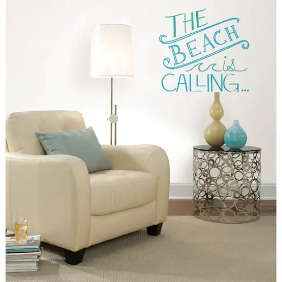 WallPops Beach is Calling Wall Quote {4}