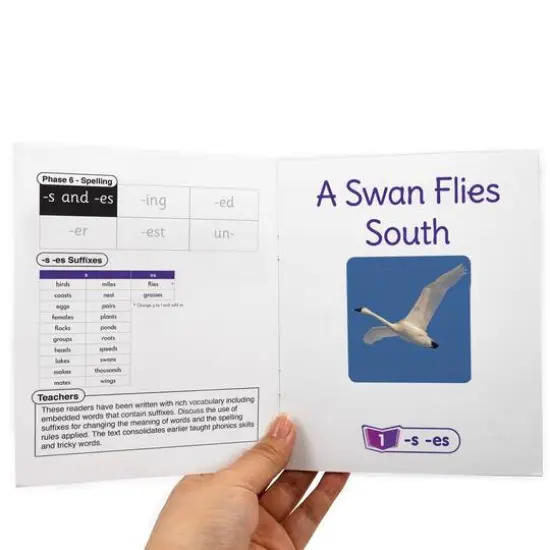 Junior Learning&reg; Decodable Readers Fix Its Suffixes Non-Fiction Phase 6 {3}