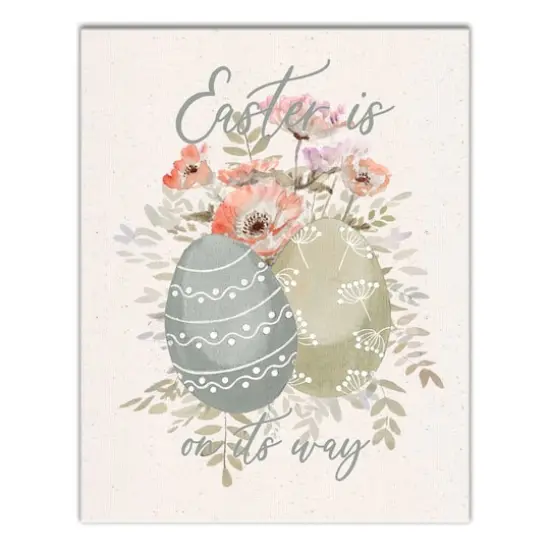 Easter On Its Way 1 11" x 14" Canvas Wall Art {1}