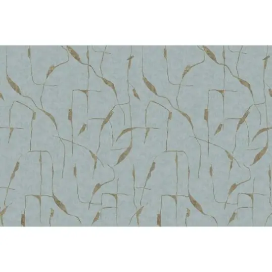 Roommates Ivory Coast Mural Peel & Stick Wallpaper Gray/Blue {2}