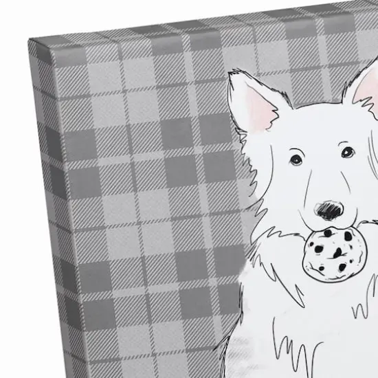 I Ate Santa's Cookies 12x12 Canvas Wall Art {4}