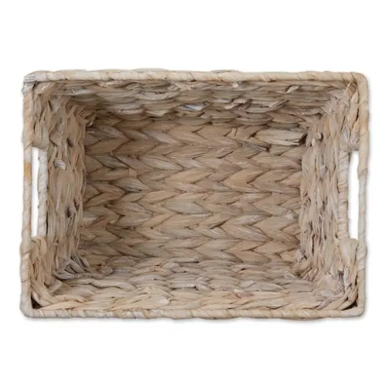 DII&reg; White Wash Hyacinth Basket Set {3}