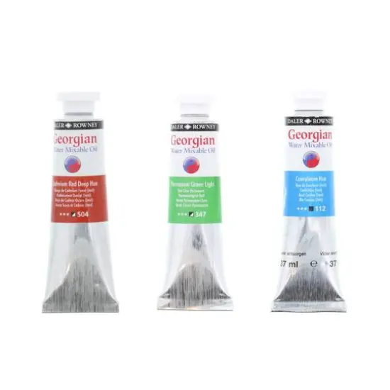 Daler-Rowney&reg; Georgian Water Mixable Oil Paint, 37mL 024 Buff Titanium {2}