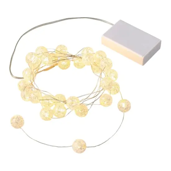 30ct. Crackle Ball LED String Lights by Ashland&trade;  {5}