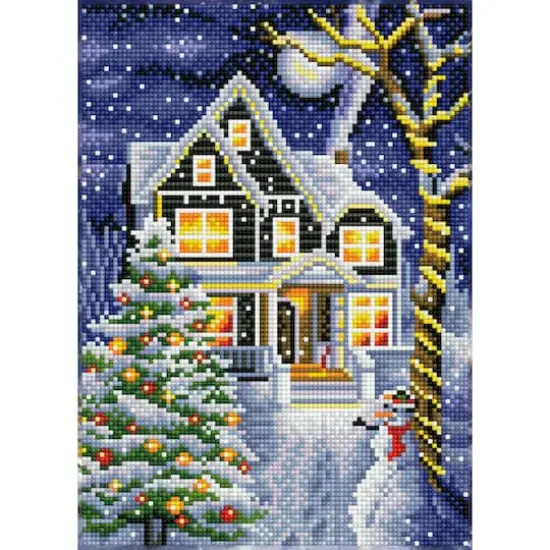 Diamond Dotz&reg; Christmas Night Diamond Painting Kit {1}