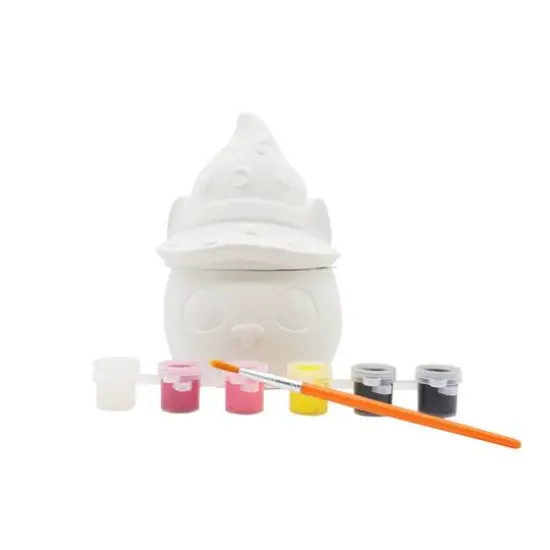 Witch Hat Ceramic Trinket Jar Kit by Creatology&trade; {1}