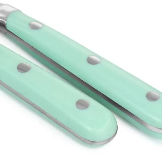Martha Stewart Turquoise Stainless Steel 2 Piece Cutlery Set {4}