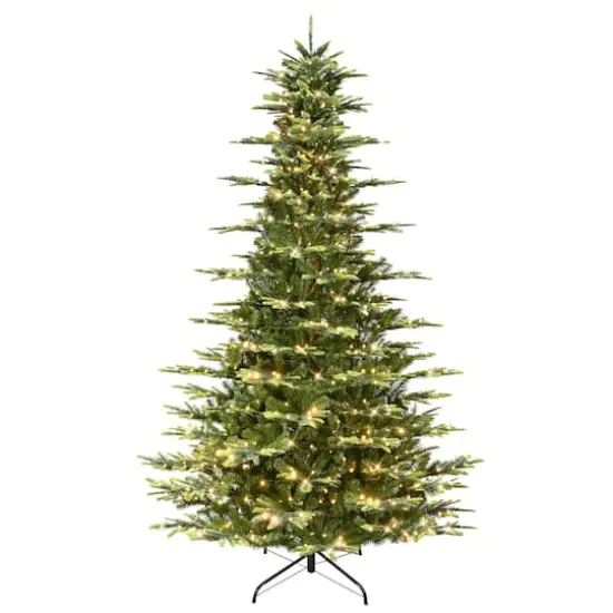 9ft. Pre-Lit Aspen Fir Artificial Christmas Tree, Dual-Color LED Lights {1}