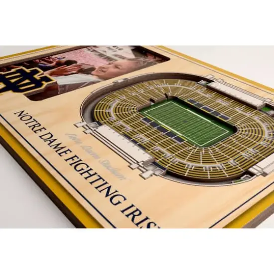 College Football 3D StadiumViews Picture Frame Notre Dame Fighting Irish {5}