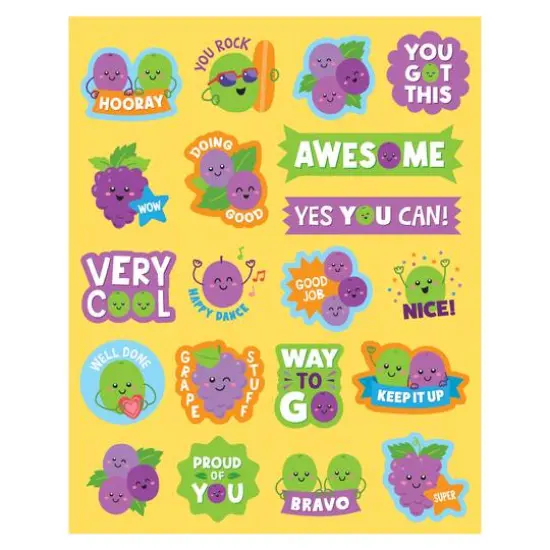 Teacher Created Resources&reg; Grape Smelly Stickers, 6 Packs of 120 {3}