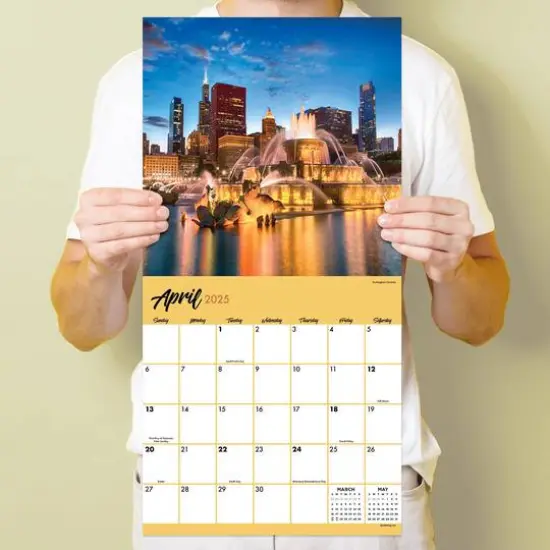 TF Publishing 2025 Chicago Wall Calendar {5}