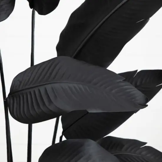 6ft. Artificial Halloween Black Travelers Palm Tree {4}