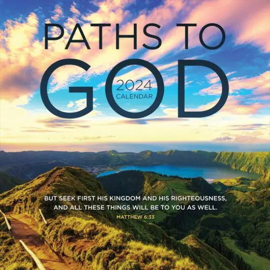 TF Publishing 2024 Paths to God Wall Calendar {1}