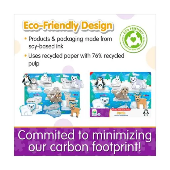 My First Lift & Learn Puzzle - Artic: 7 Pcs {7}