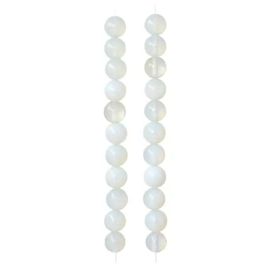 Opal Moonstone Glass Round Beads, 10mm by Bead Landing&trade; {4}