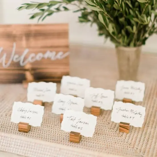 Wood Place Card Holders, 12ct. by Celebrate It&trade; {4}