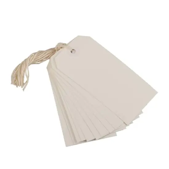 JAM Paper White Tiny Gift Tags with String, 100ct. {4}