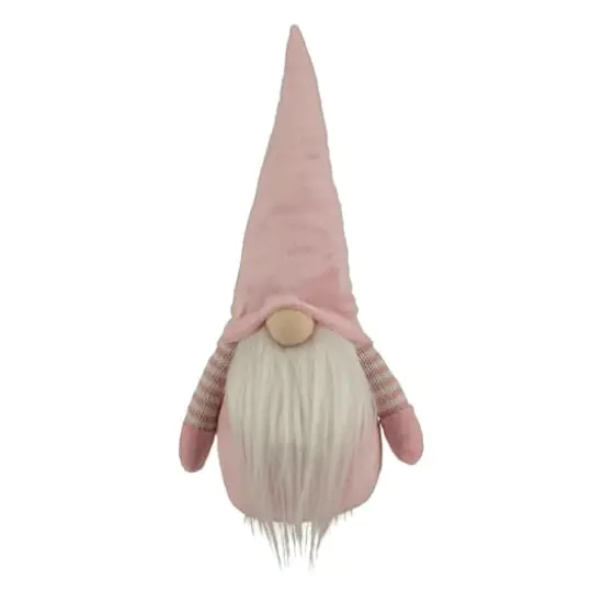 12" Pink & White Spring Gnome {1}