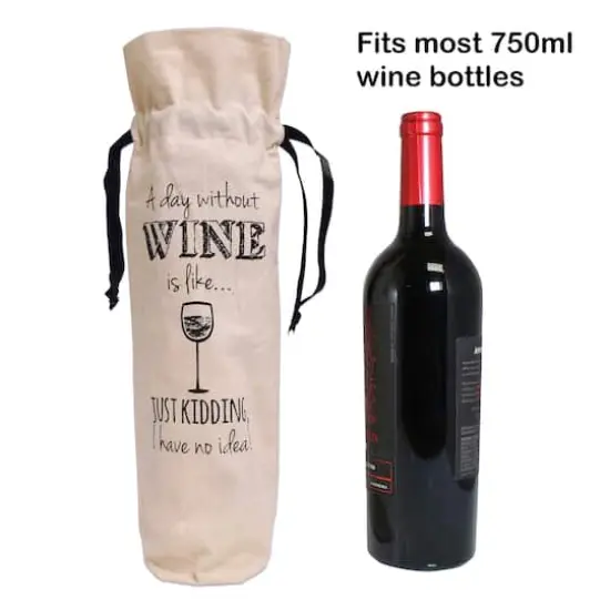 Personality Case&trade; Day Without Canvas Wine Bag {6}