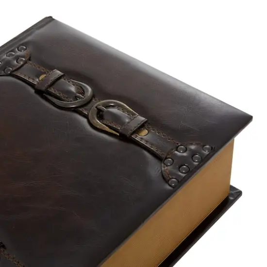 Dark Brown Traditional Wood Box Set {5}