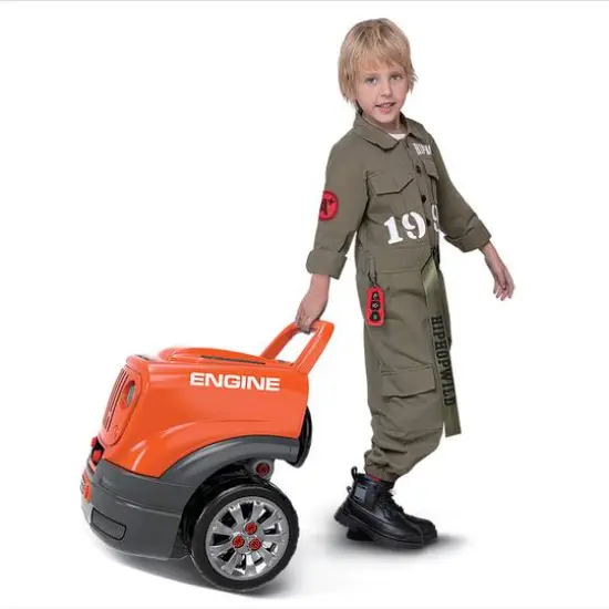 The Bubble Factory Orange ATV Car Mechanic Engine Workshop {11}