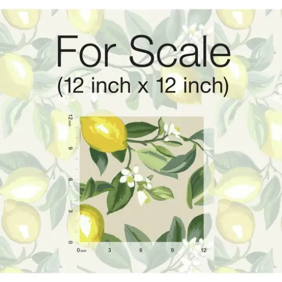 RoomMates Lemon Zest Peel & Stick Wallpaper Yellow/Beige {8}