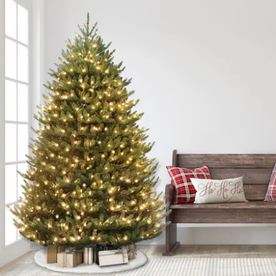 7.5ft. Pre-Lit Canadian Balsam Fir Artificial Christmas Tree, Clear LED Lights {7}