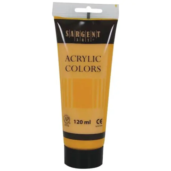 Sargent Art&reg; Acrylic Paint, 120 mL, 6ct. Cadmium Yellow Medium {4}