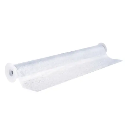 4.5ft. Glitter Tulle by Celebrate It&trade; Occasions&trade; Silver {1}