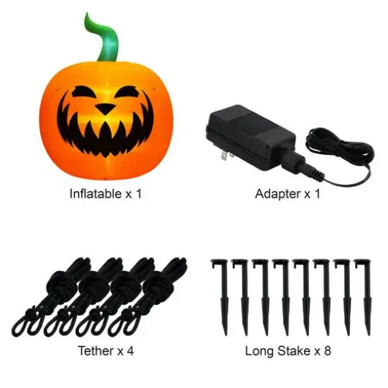 Occasions Airflowz 15ft. Inflatable Colossal Pumpkin {4}