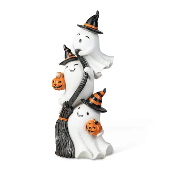 Glitzhome&reg; 13" Halloween Stacked Ghost Table D&eacute;cor {1}