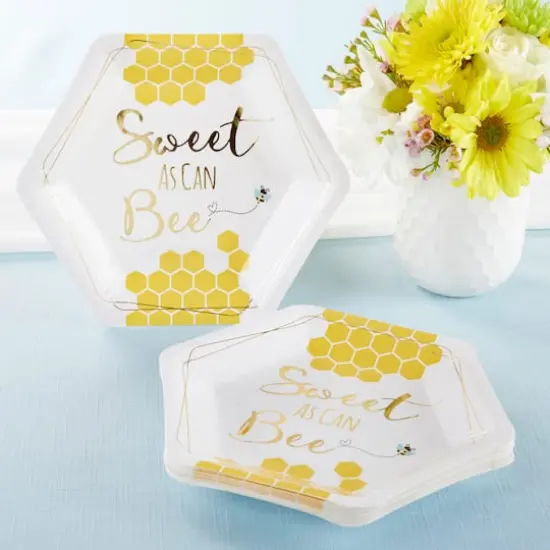 Kate Aspen&reg; 7" Sweet As Can Bee Paper Plates, 32ct. {8}