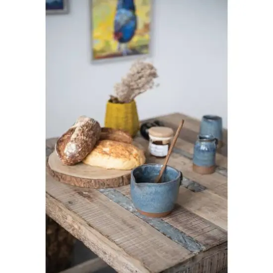 Hello Honey® 5.5" Mustard Hand-Woven Jute & Glass Votive Candle Holder {13}