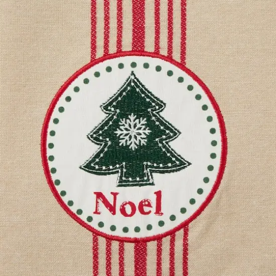 DII&reg; Assorted Noel Tree Dishtowel Set {9}