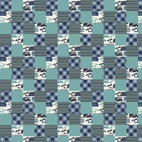 Springs Creative Baby Whale Patches Multi Substrate Fabric {1}