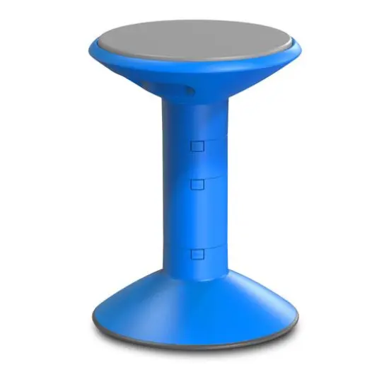 Storex Adjustable Wiggle Stool, Blue {1}