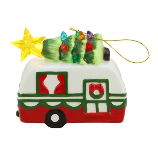 2ct. Ceramic Retro Vehicle Ornaments {7}