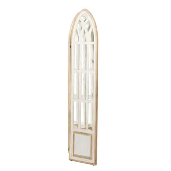 White Wood Farmhouse Room Divider Screen, 72" x 48" x 2" {4}