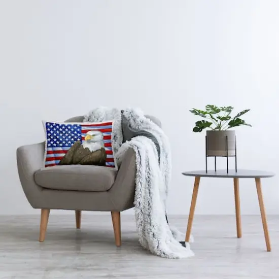 Stupell Industries Eagle's View Flag Decorative Printed Throw Pillow {3}