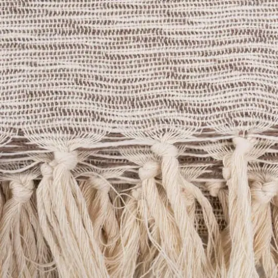 DII&reg; Brown Variegated Throw {6}