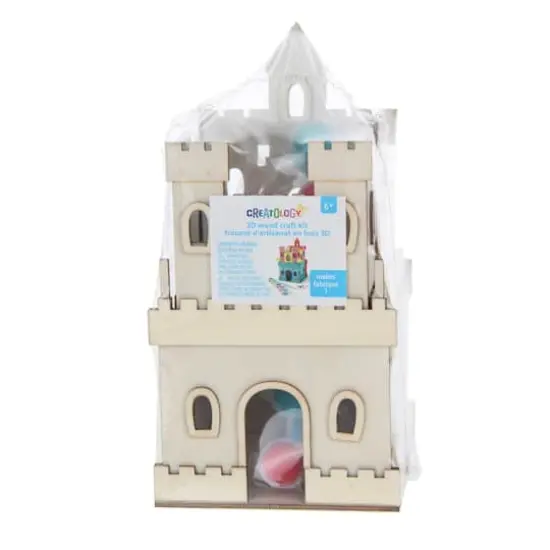 3D Castle Wood Crafting Kit by Creatology&trade; {4}